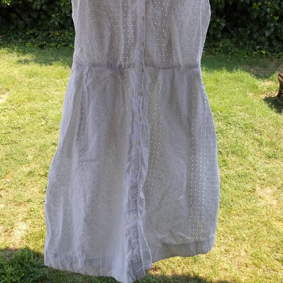 Charter Club Dress 6 Petite 100% Cotton - Picture 2 of 5